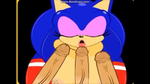 Jeu pornographique transformé par Sonic