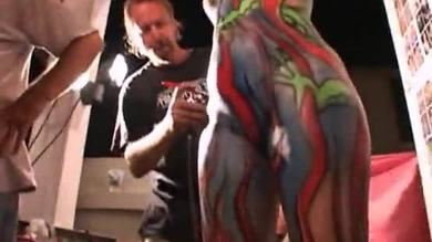 Body paint festival key west part 1
