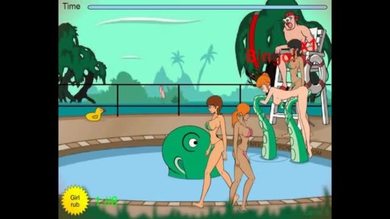 Un monstre à tentacules agresse des femmes à la piscine - complet 2