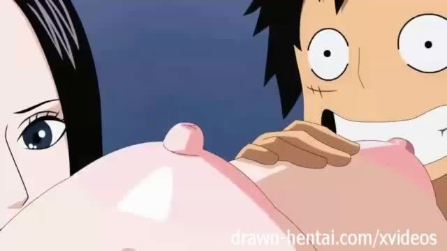 One piece hentai - boa séduit luffy