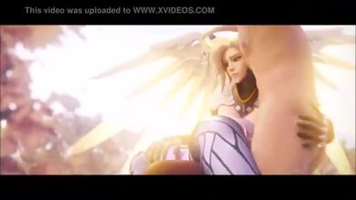 Mercy de overwatch se faisant baiser sous tous les angles 3d (2018)