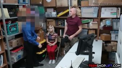 Un jeune couple est pris en flagrant délit de vol à l'étalage et devient désespéré.