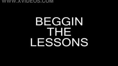 White slut academy beggin the lesson