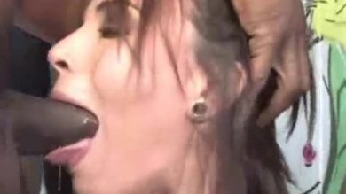 Gagging on big black poles