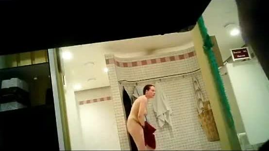 Public sauna voyeur